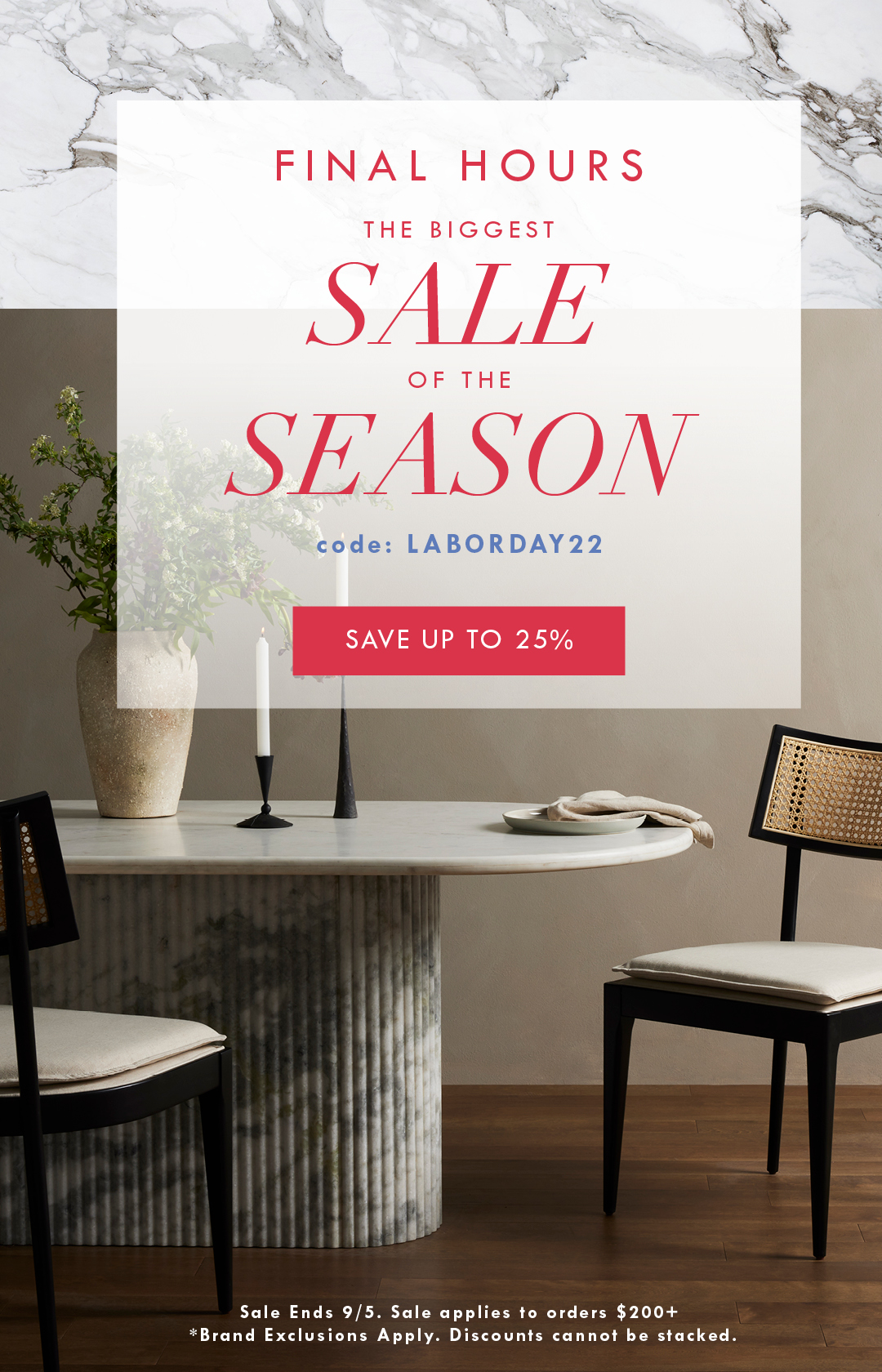 The Labor Day Sale Starts Now!