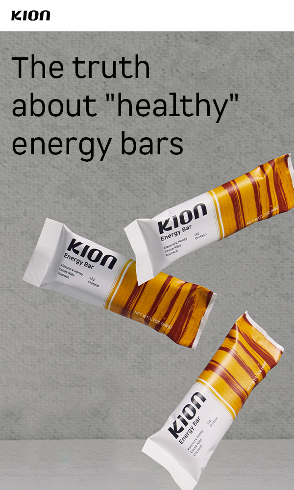 The truth about "healthy" energy bars 🍫 Kion