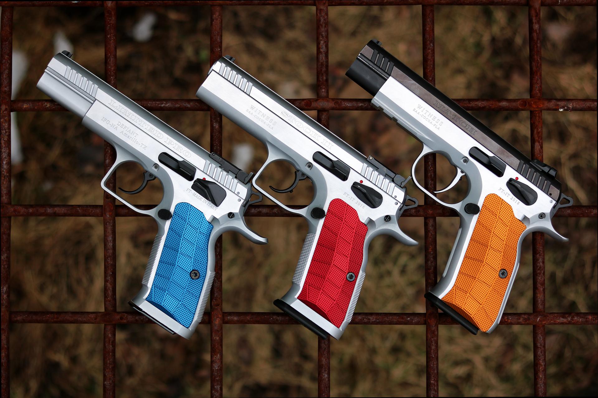 Grip News 🔥 Tanfoglio Aluminum GridLOK Palm Swells 🔥 LOK Grips