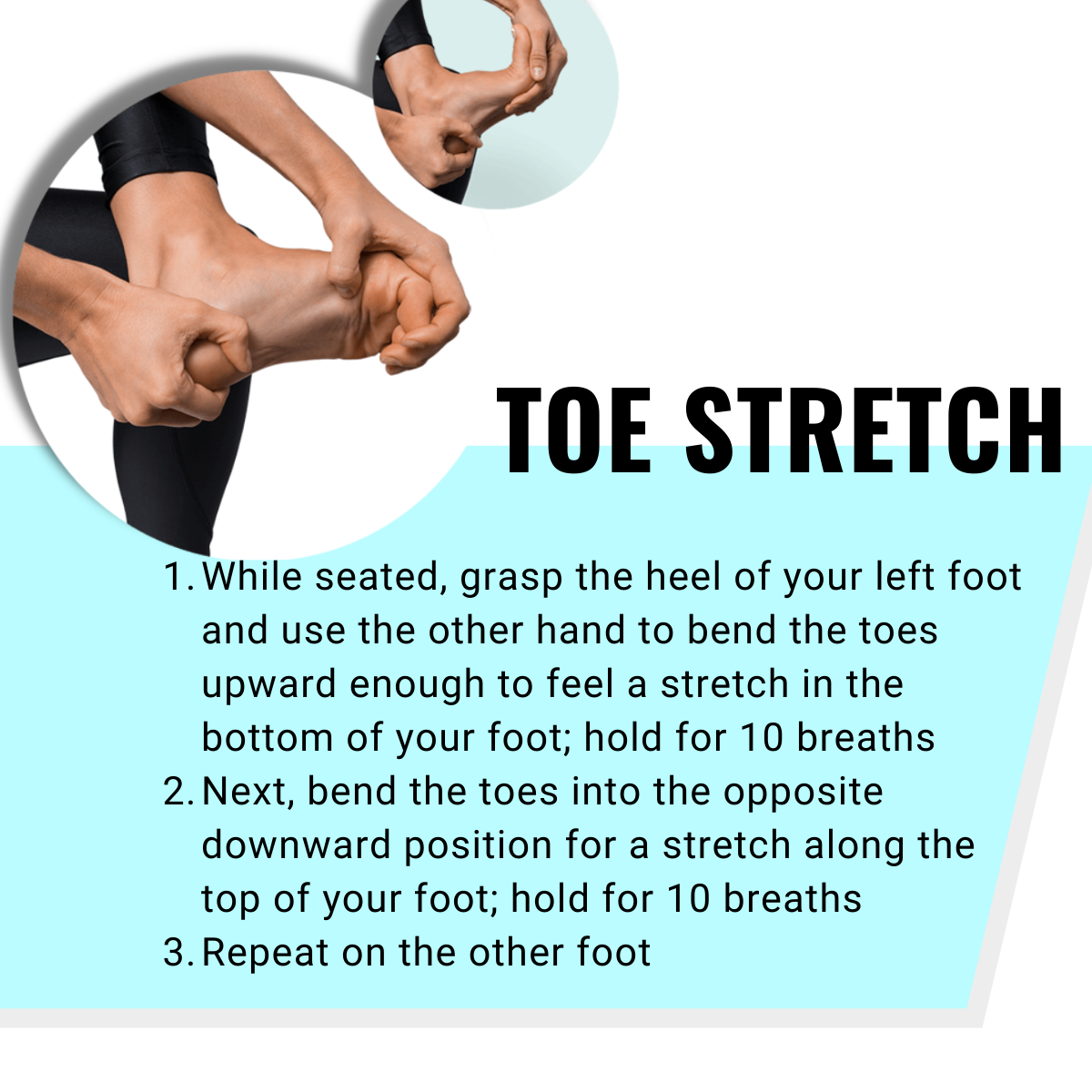 Stay hydrated and stretch! We can't email you water, so here are some