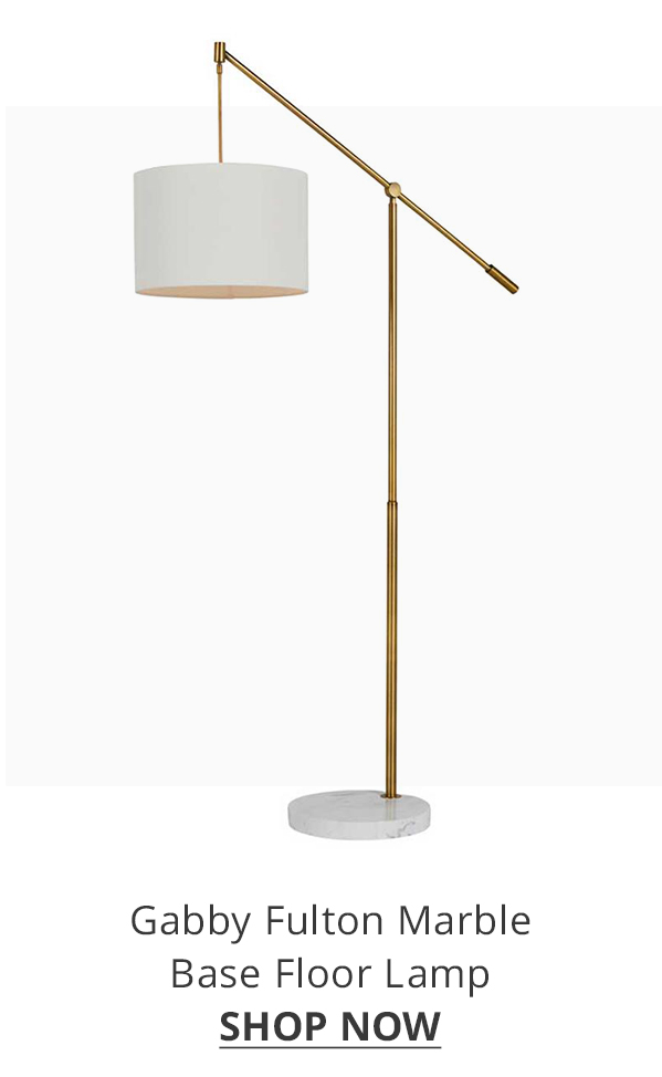 Shop Gabby Fulton Marble Base Floor Lamp