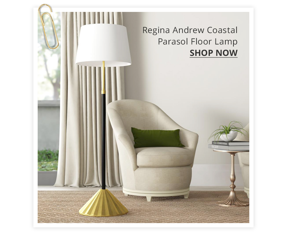 Shop Regina Andrew Coastal Parasol Floor Lamp