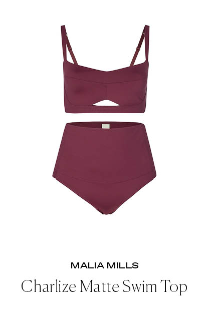 Malia Mills Charlize Matte Swim Top