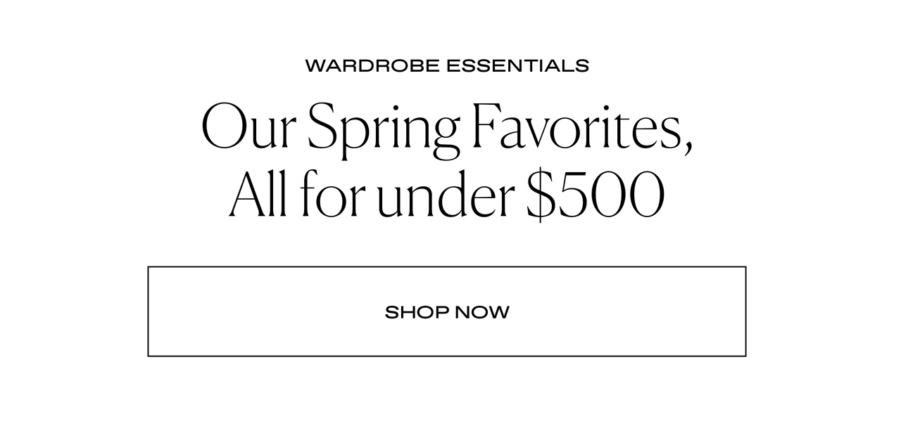 Best of Spring Styles for Under $500