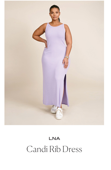 LNA Candi Rib Dress