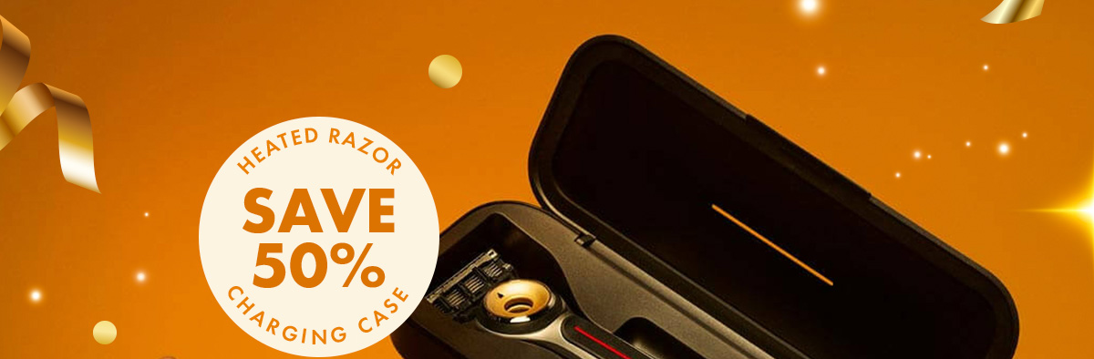 Save 50% - Heated Razor Charging Case