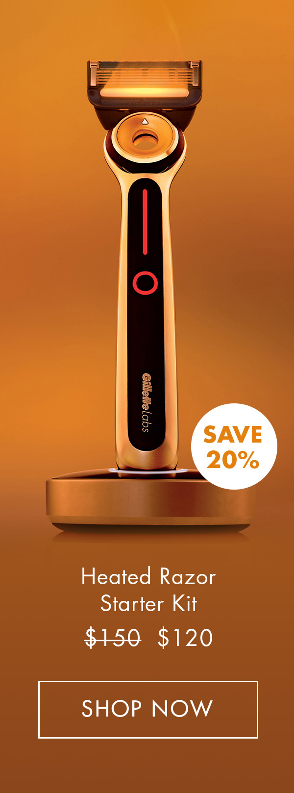 Heated Razor Starter Kit. Was $150, Now $120. SHOP NOW