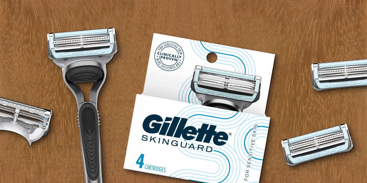 New SkinGuard razor and refills