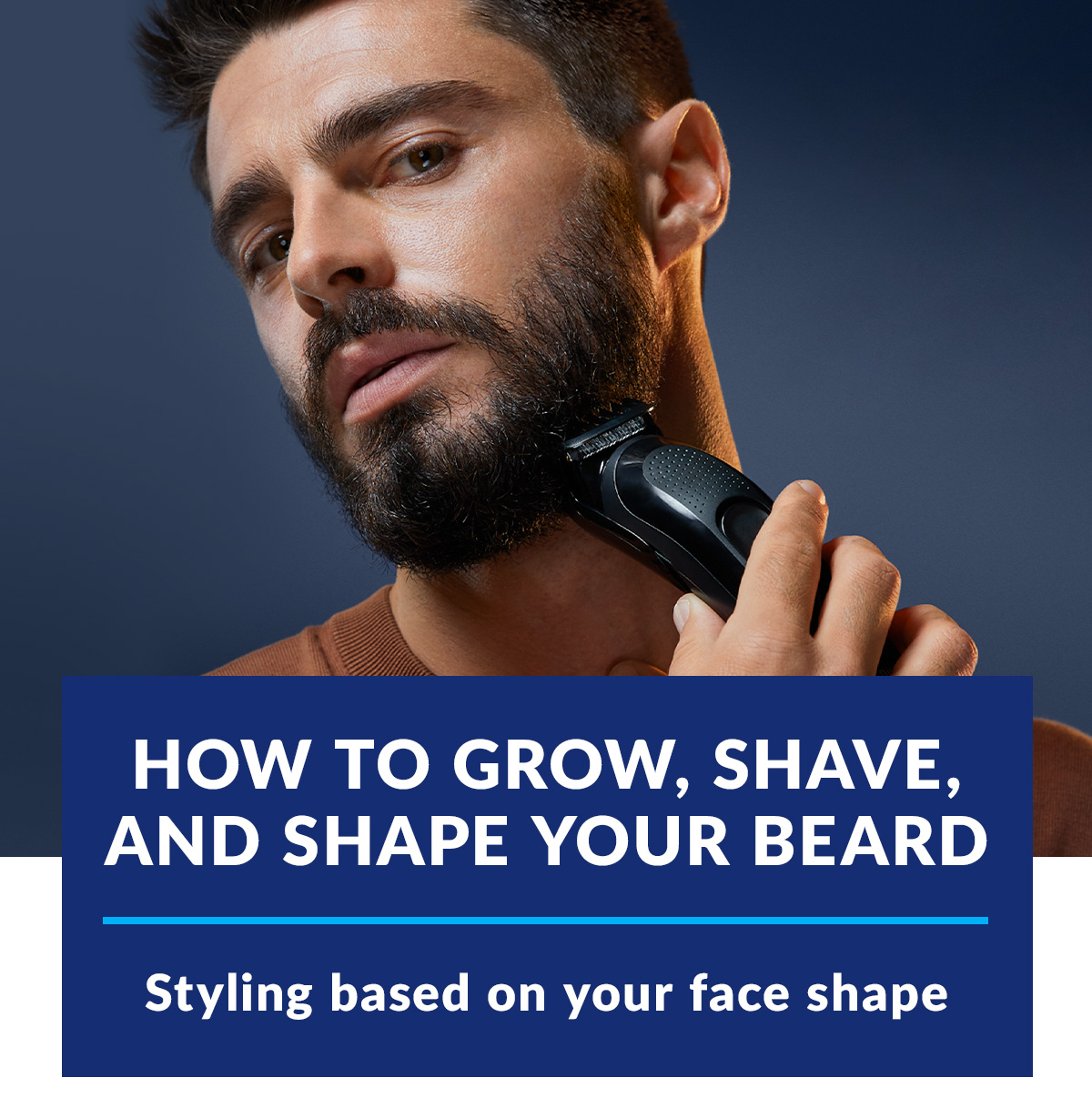 HOW TO GROW, SHAVE, AND SHAPE YOUR BEARD. Styling based on your face shape