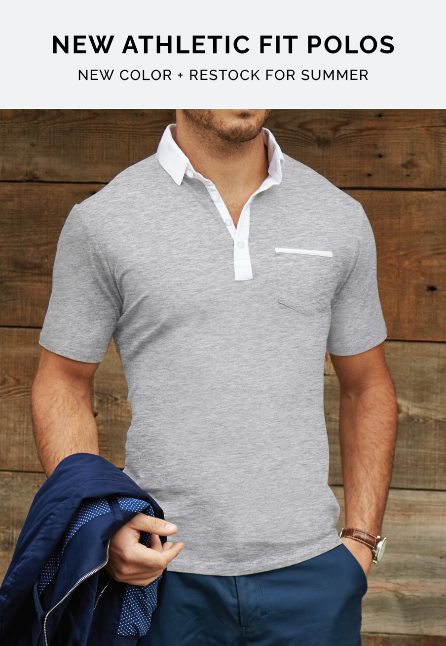 New Athletic Fit Polos for Summer State And Liberty Clothing Co