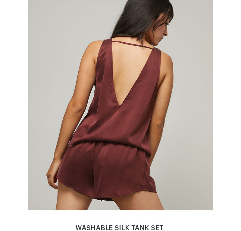 Shop the Washable Silk Tank Set