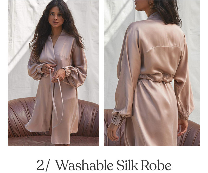 Shop the Washable Silk Robe