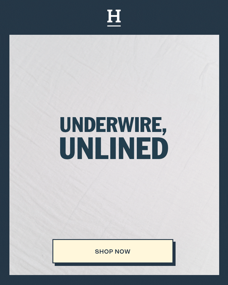 Go unlined for your new everyday bra Harper Wilde