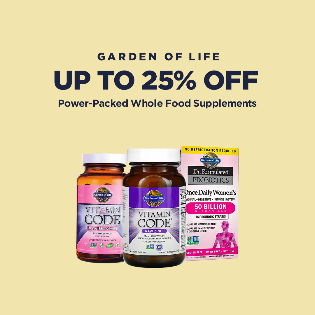 Up to 25% OFF Garden of Life