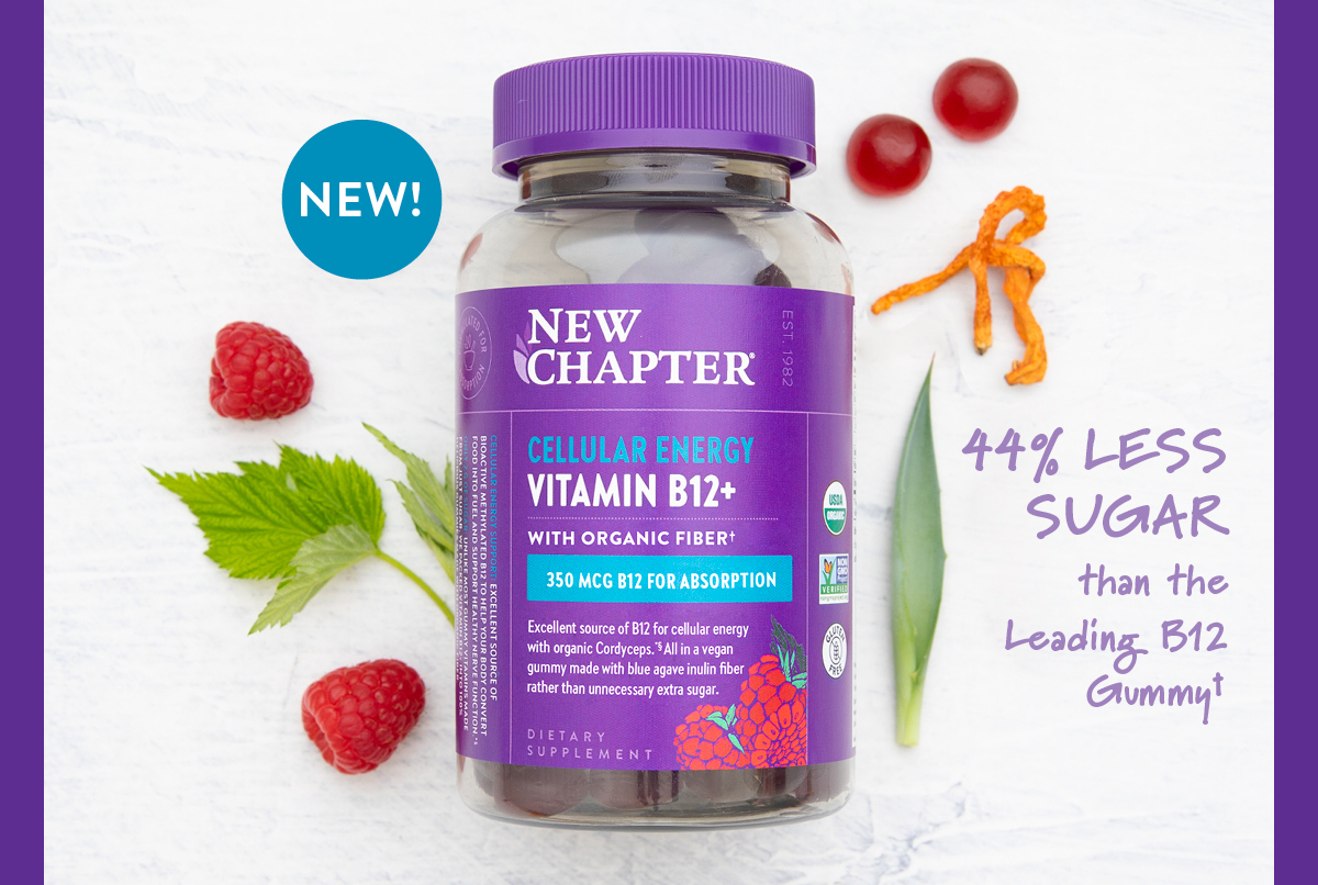 Introducing a NEW Chapter in Vitamin B12 Gummies New Chapter