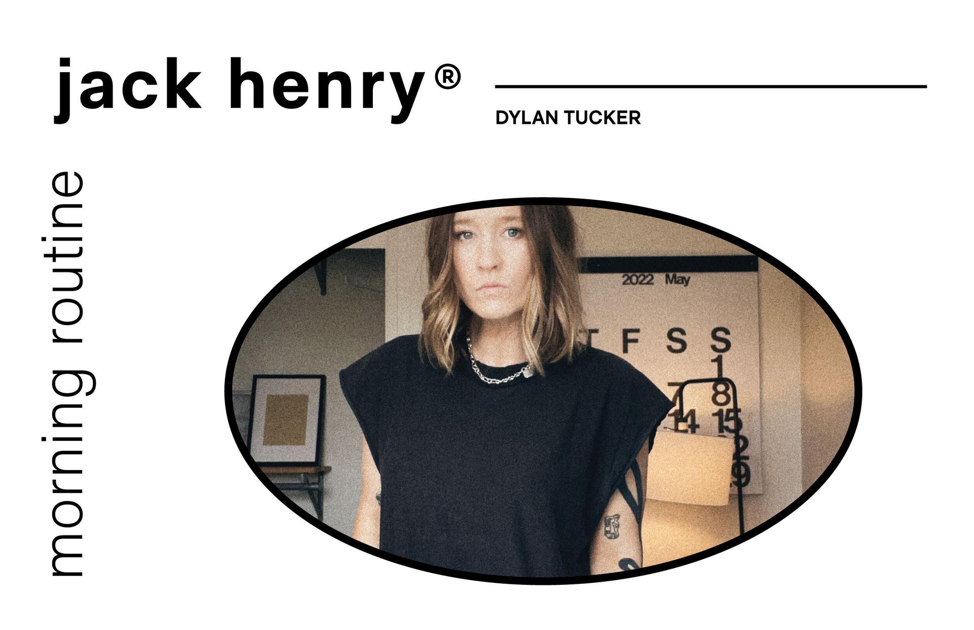 morning routine with jack henry graphic designer, dylan tucker Jack Henry