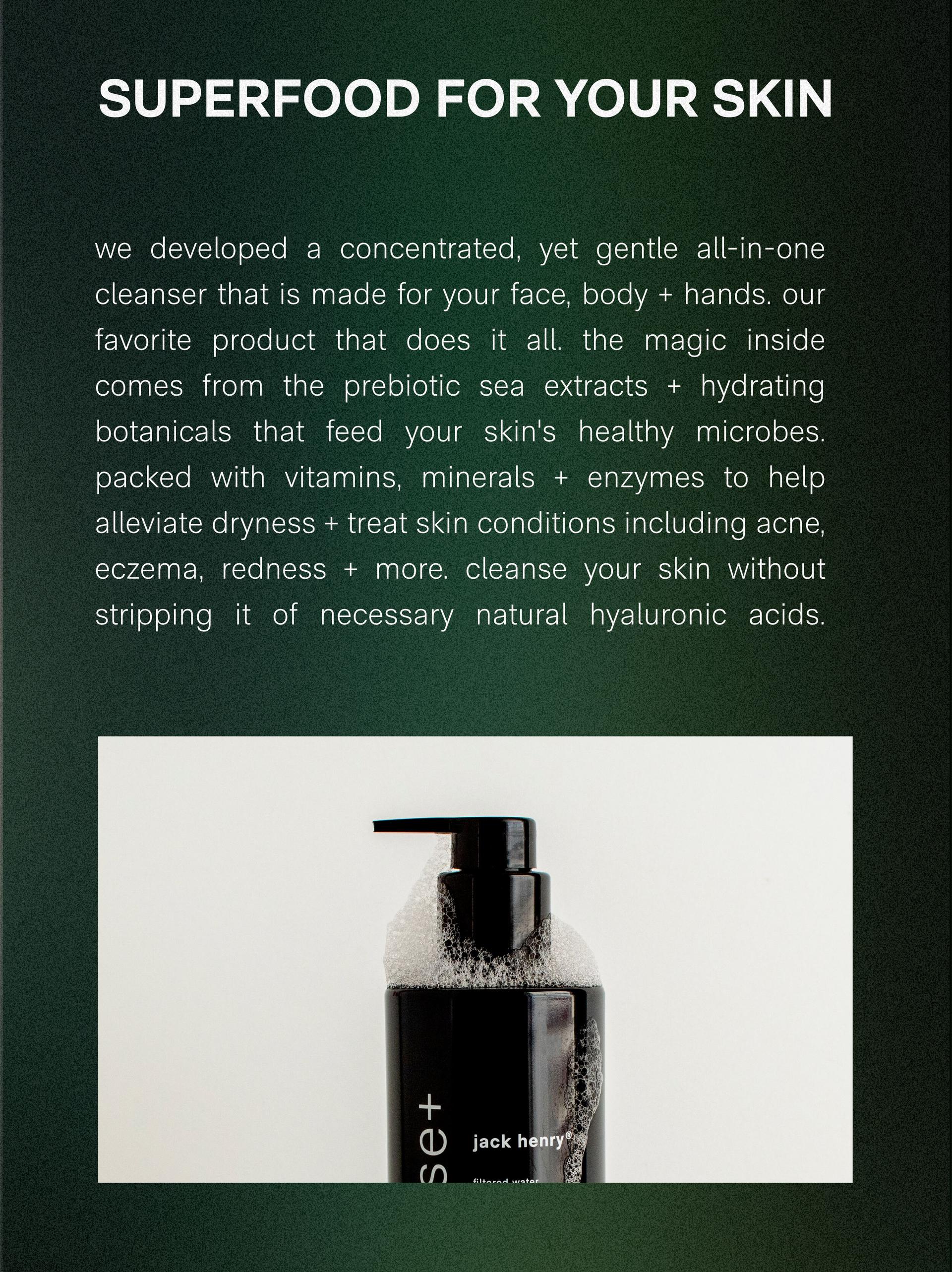 feed your skin 💧 Jack Henry