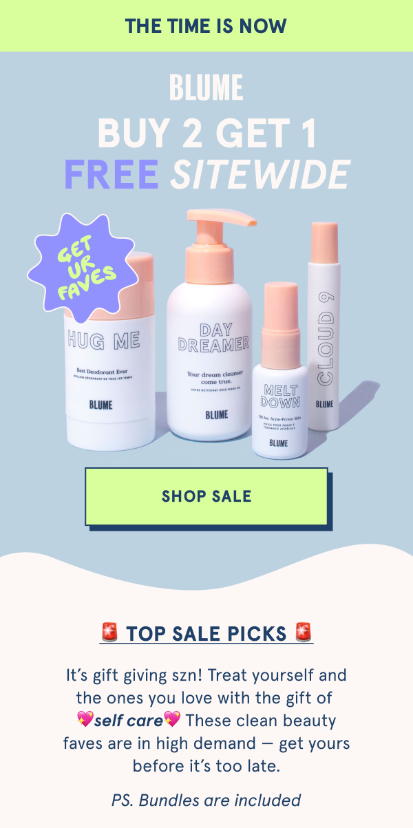 Shop Now: Buy 2 Get 1 FREE! Starts NOW 