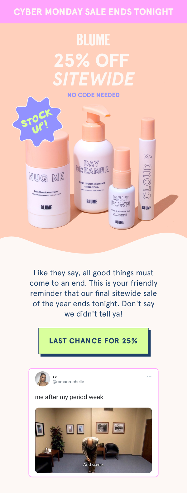 25% OFF LAST CHANCE