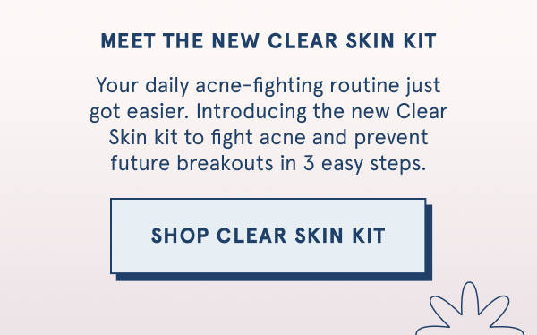 Meet the clear skin kit! 3 Essential perfect for anyone with acne prone skin! 