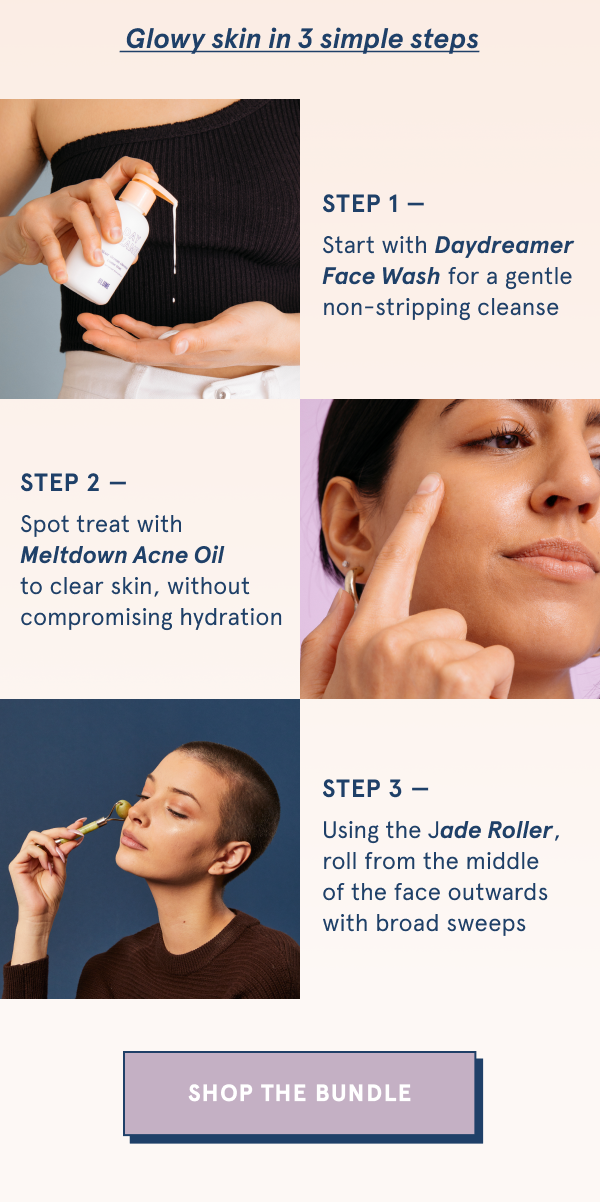 Glowy Skin in Three Simple Steps