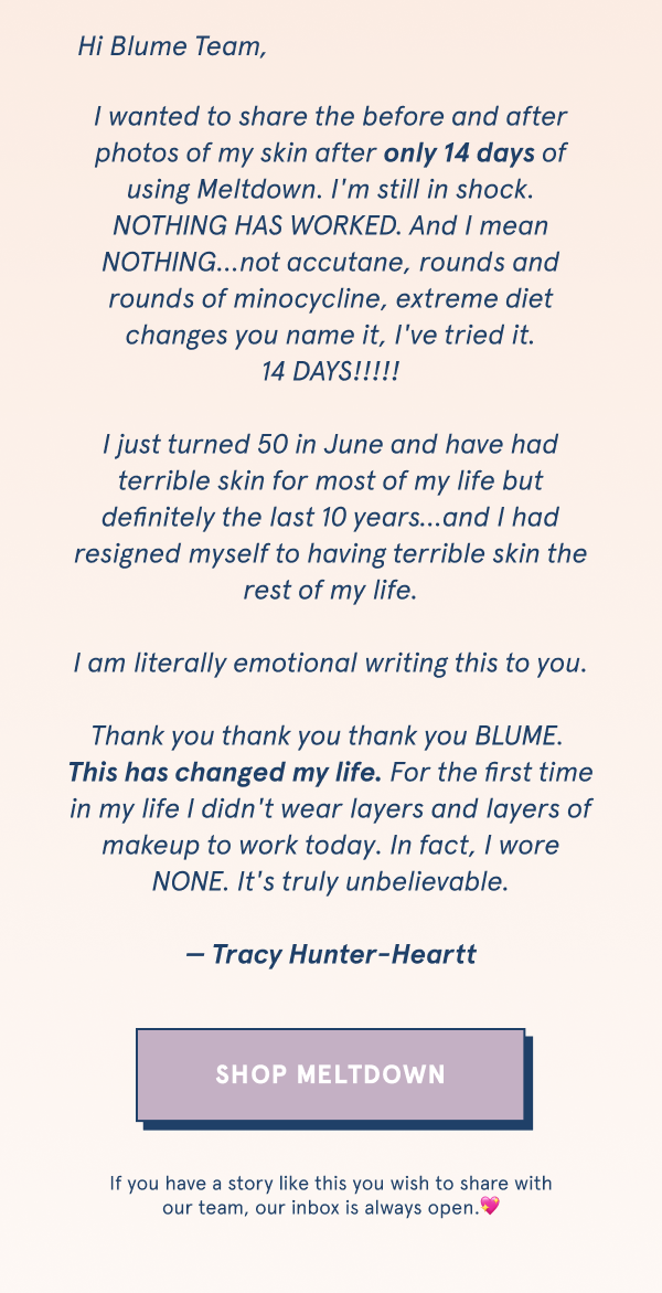 Tracy's results from Meltdown are truly unbelievable! See her 14 day tranfaormation.