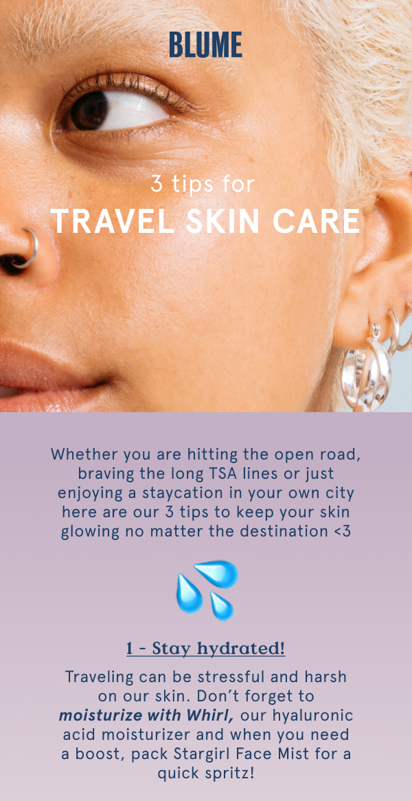 3 Tips for Travel Skin Care