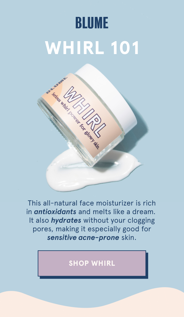 Whirl 101 - See what's inside our all-natural face moisturizer