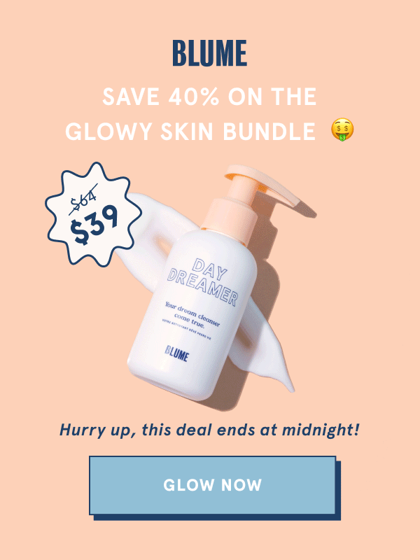40% Off the Glowy Skin Bundle Ends at Midnight