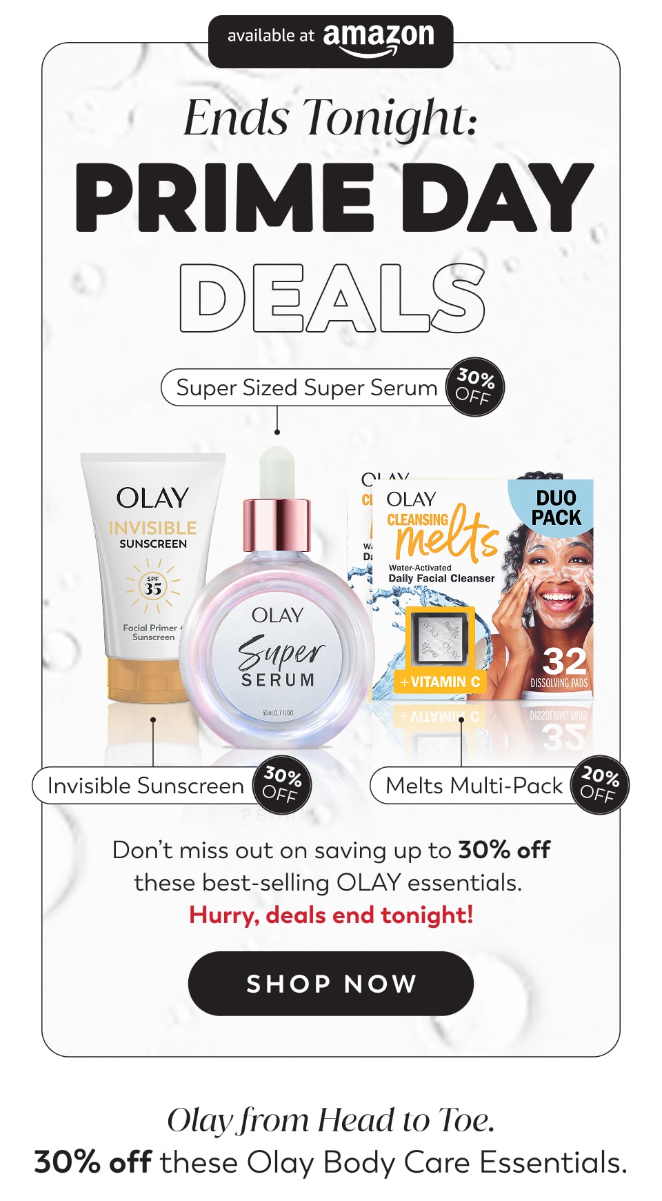 Prime Day Deals end tonight!