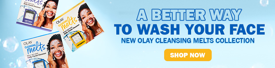 A better way to wash your face! NEW Olay Cleansing Melts Collection Shop Now