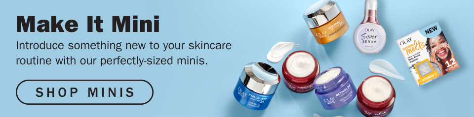 Make it Mini - introduce something new to your skincare routine with our perfectly-sized minis