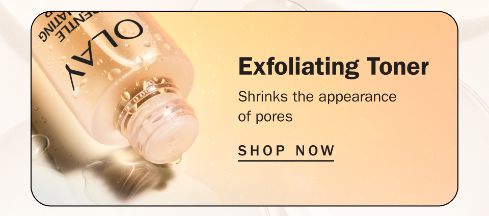 Exfoliating Toner Shrinks the appearance of pores