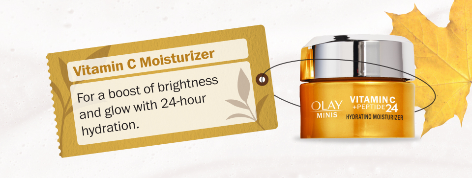Vitamin C Moisturizer: For a boost of brightness and glow with 24-hour hydration.