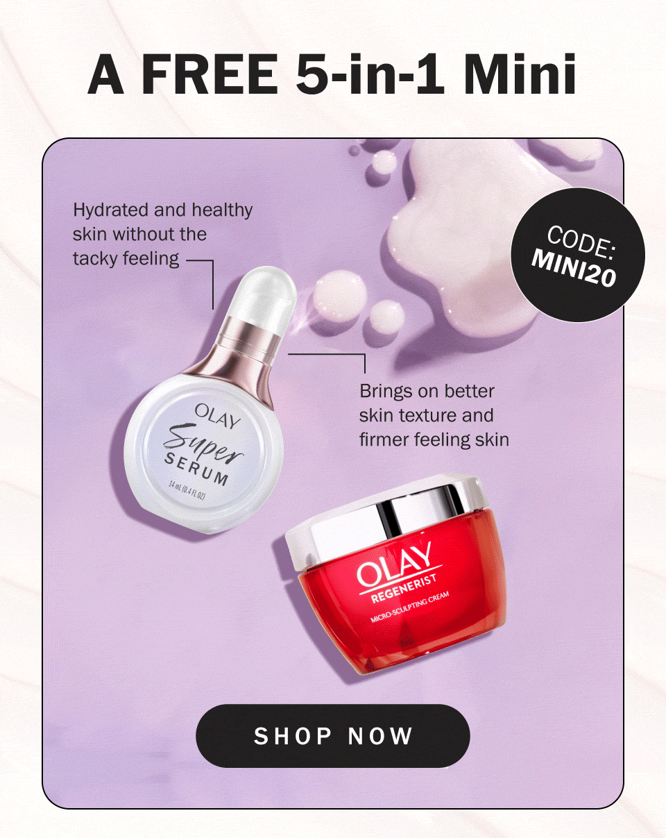Free super serum mini! code:MINI20