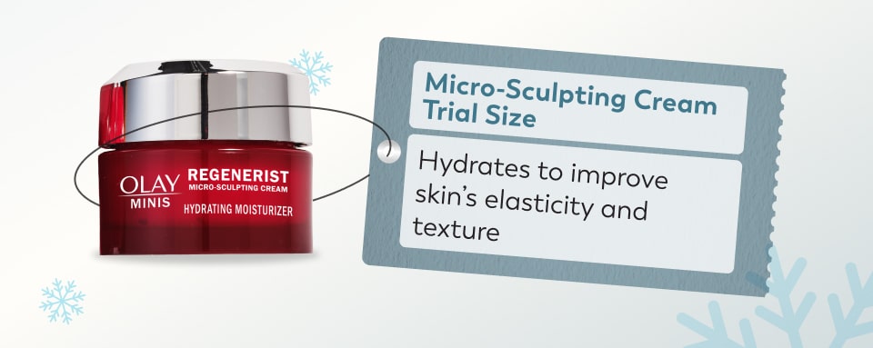 Micro-Sculpting Cream: Hydrates to improve skin’s elasticity and texture
