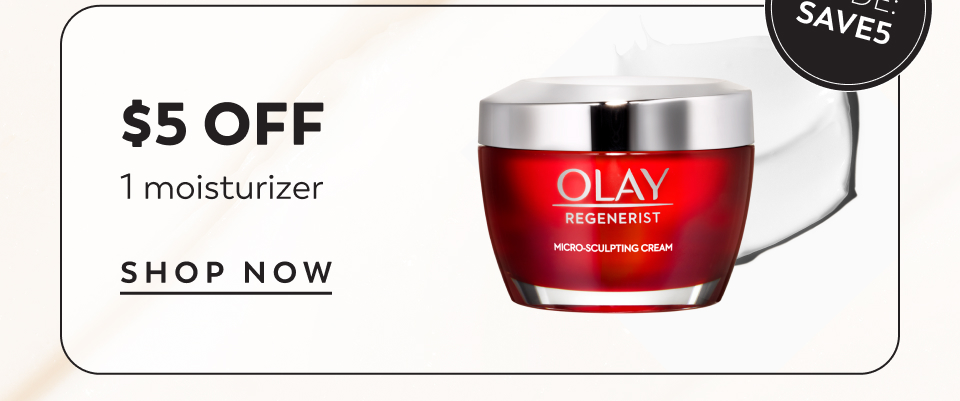 $5 off 1 moisturizer