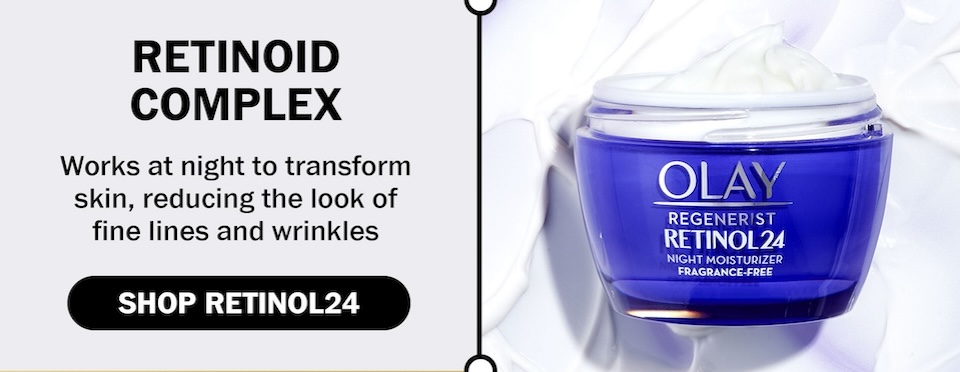 Retinoid Complex | Works at night to to transform skin, reducing the look of fine lines and wrinkles [Shop Retinol24] 
