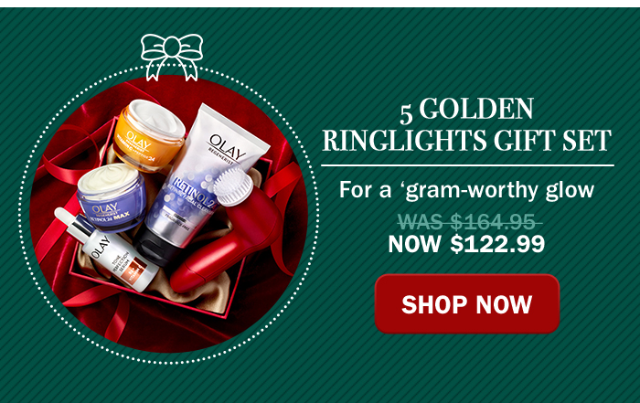 5 Golden Ringlights Gift Set For a ‘gram-worthy glow (PRICE: $164.95 | $122.99)