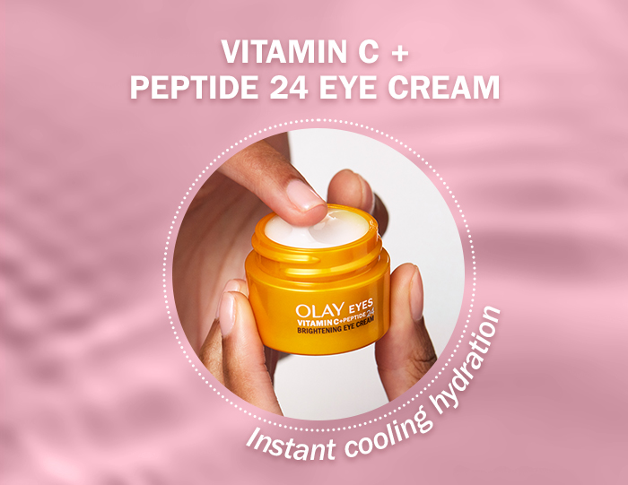 Vitamin C + Peptide Eye Cream: Instant cooling hydration 