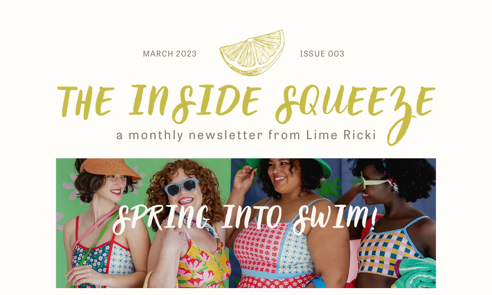 The Inside Squeeze ISSUE 003 Lime Ricki Swimwear