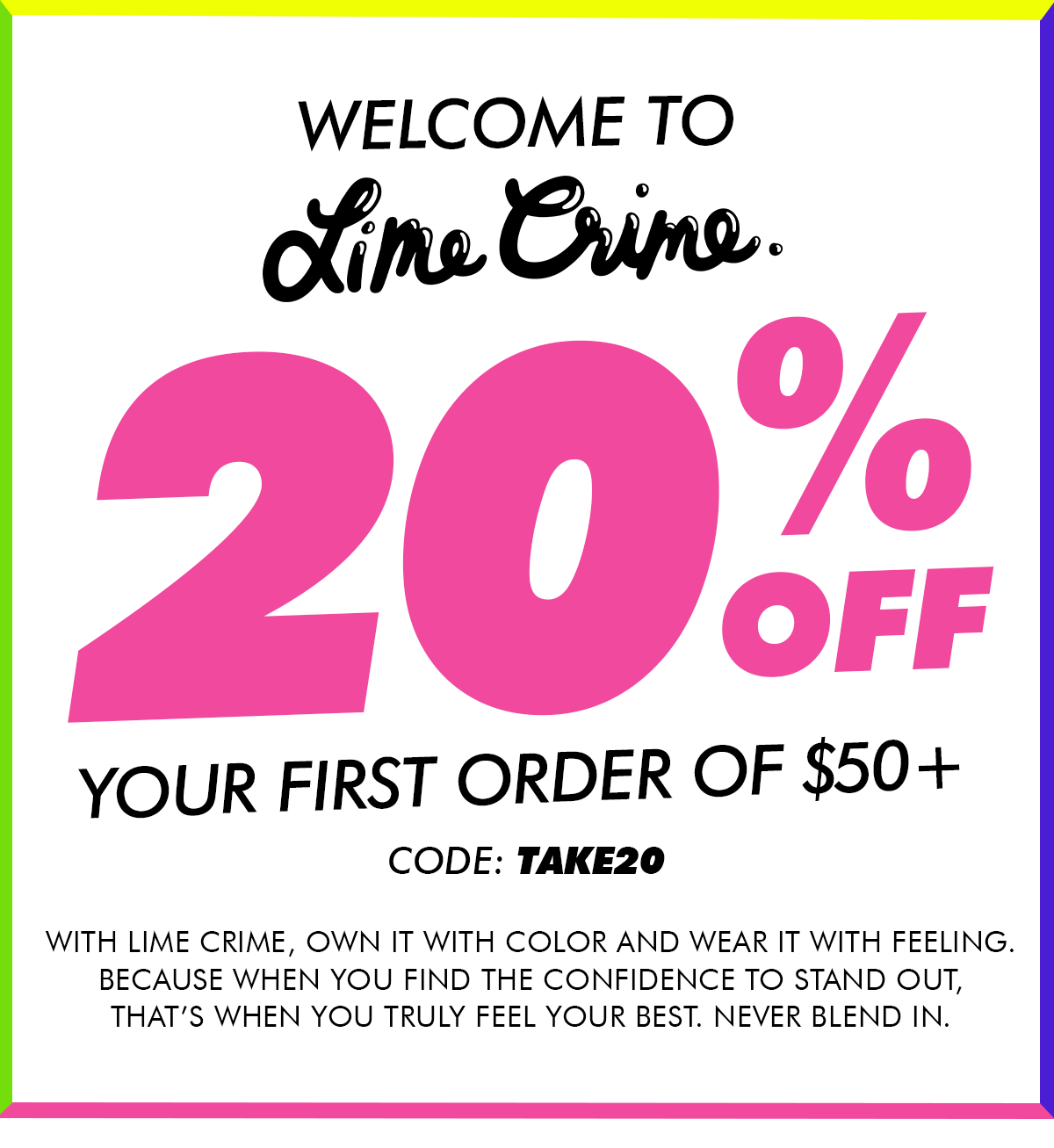 To The Lime Crime Family! 💖 Lime Crime